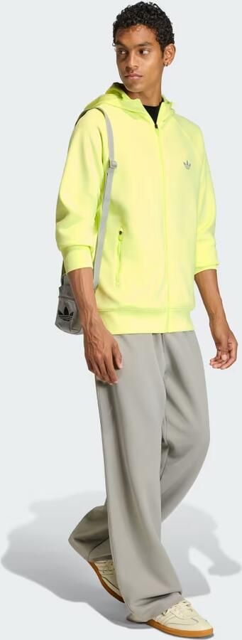 Adidas TREFOIL ESSENTIALS SPACER HOODIE MET LANGE RITSSLUITING - Foto 6