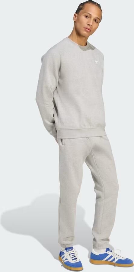 Adidas Originals Trefoil Essential Crew Sweatshirt Grijs- Heren Grijs - Foto 6