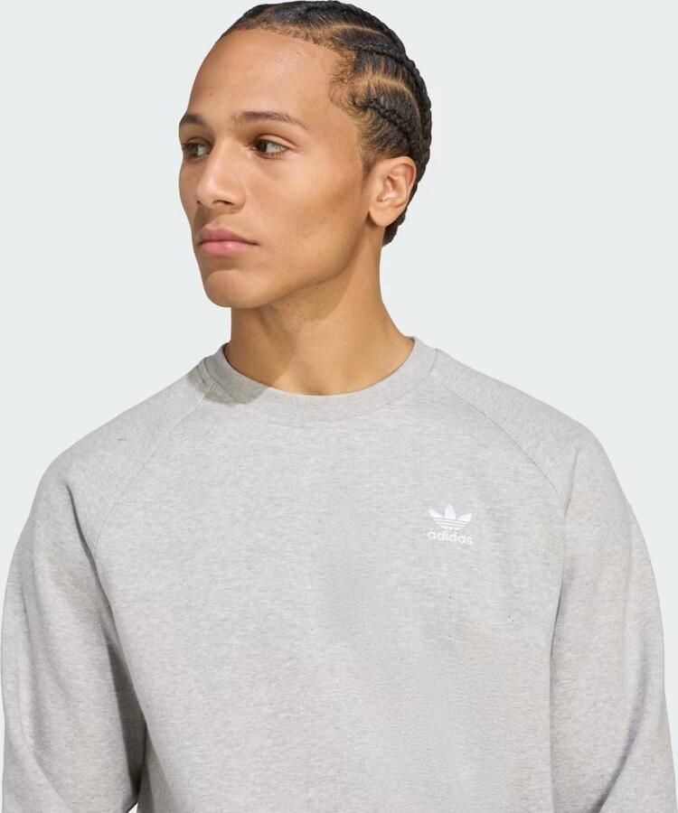 Adidas Originals Trefoil Essential Crew Sweatshirt Grijs- Heren Grijs - Foto 2