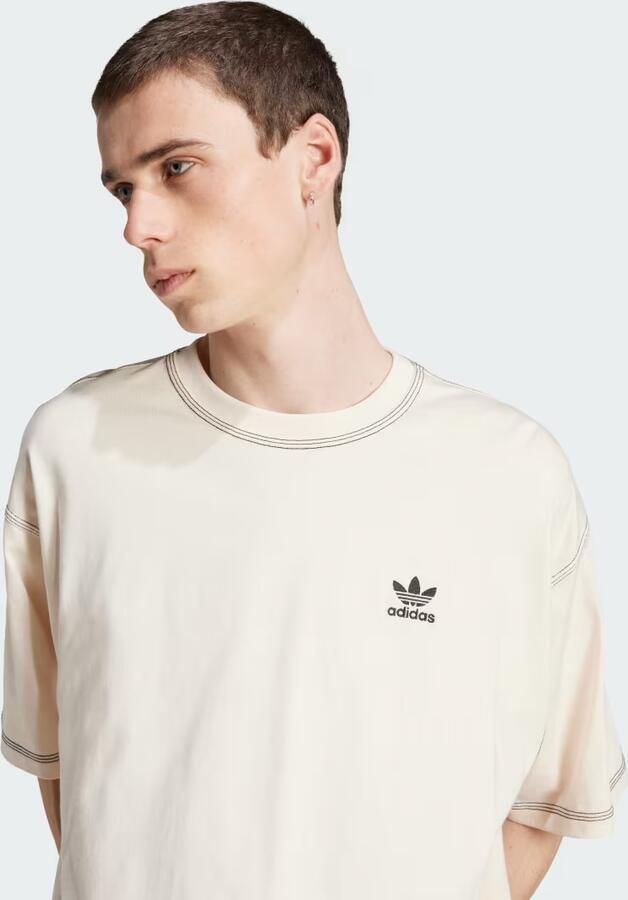 Adidas Originals T-shirt met labelstitching en ronde hals - Foto 2