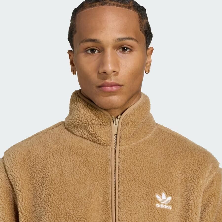 Adidas Originals Regular fit sweatjack met logostitching model 'Essentials'