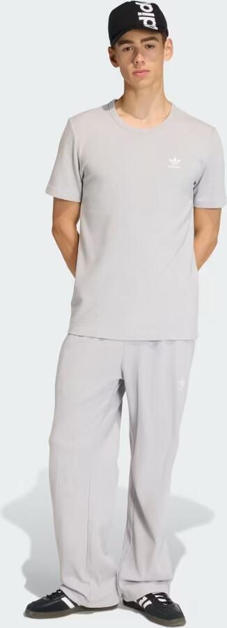 Adidas Trefoil Essentials Waffle T-shirt Grijs- Heren Grijs - Foto 8