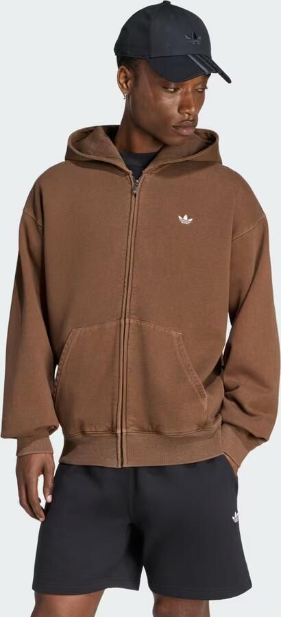 Adidas TREFOIL ESSENTIALS WASHED LOOSE-FIT RITSHOODIE
