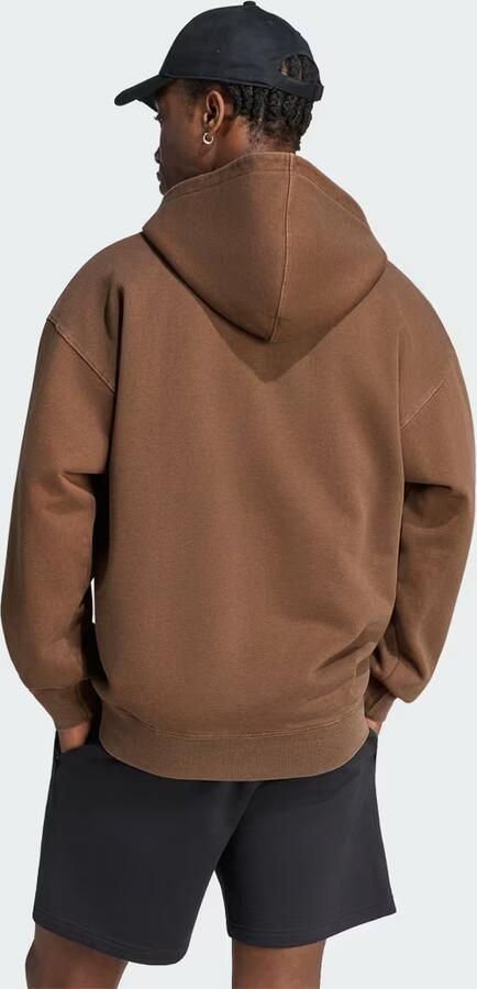 Adidas TREFOIL ESSENTIALS WASHED LOOSE-FIT RITSHOODIE - Foto 5