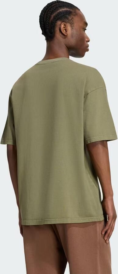 Adidas TREFOIL ESSENTIALS WASHED LOOSE-FIT T-SHIRT MET VERLAAGDE SCHOUDERS - Foto 6