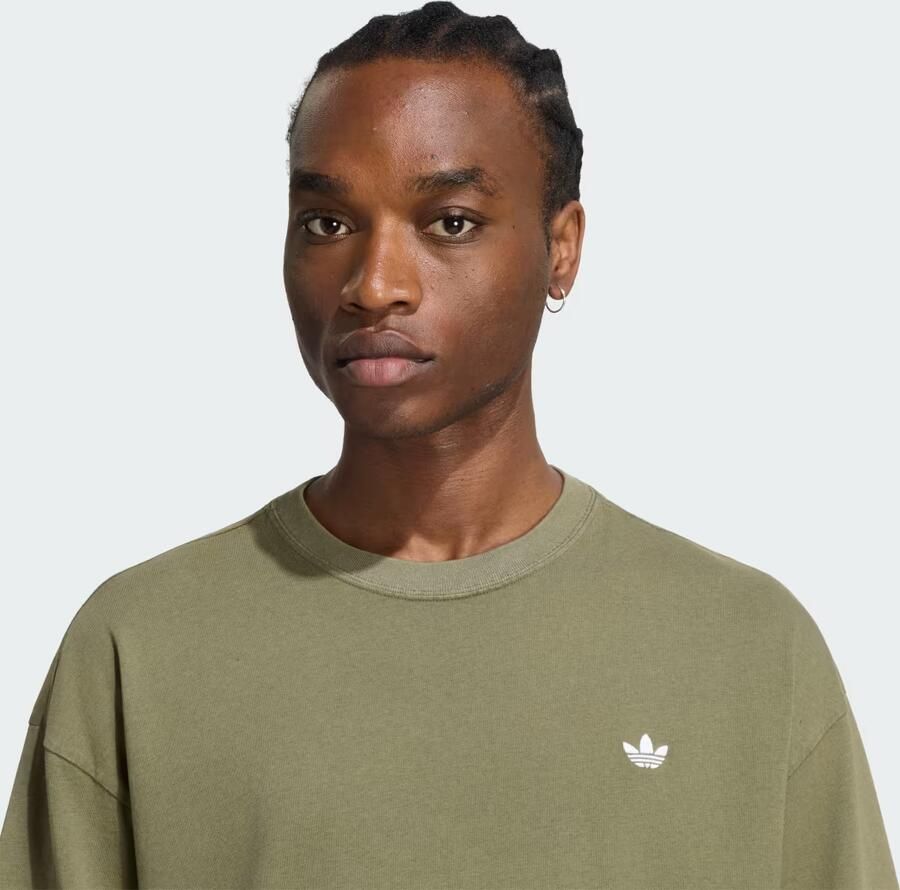 Adidas TREFOIL ESSENTIALS WASHED LOOSE-FIT T-SHIRT MET VERLAAGDE SCHOUDERS - Foto 2