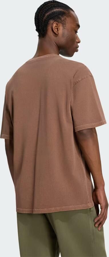Adidas TREFOIL ESSENTIALS WASHED LOOSE-FIT T-SHIRT MET VERLAAGDE SCHOUDERS - Foto 6