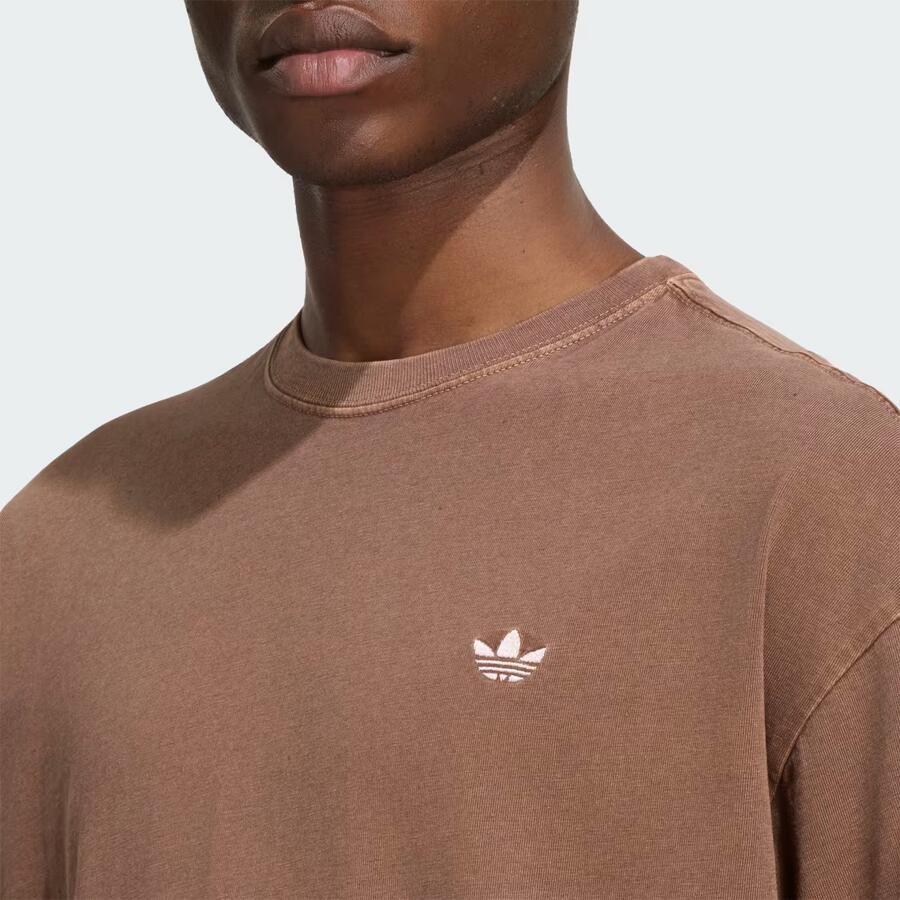 Adidas TREFOIL ESSENTIALS WASHED LOOSE-FIT T-SHIRT MET VERLAAGDE SCHOUDERS - Foto 2