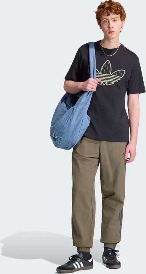 Adidas Originals Regular fit t-shirt van puur katoen model 'TREFOIL INFILL' - Foto 6