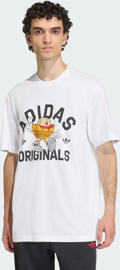 Adidas Originals Trefoil Cap T-Shirt Wit- Heren Wit - Foto 2