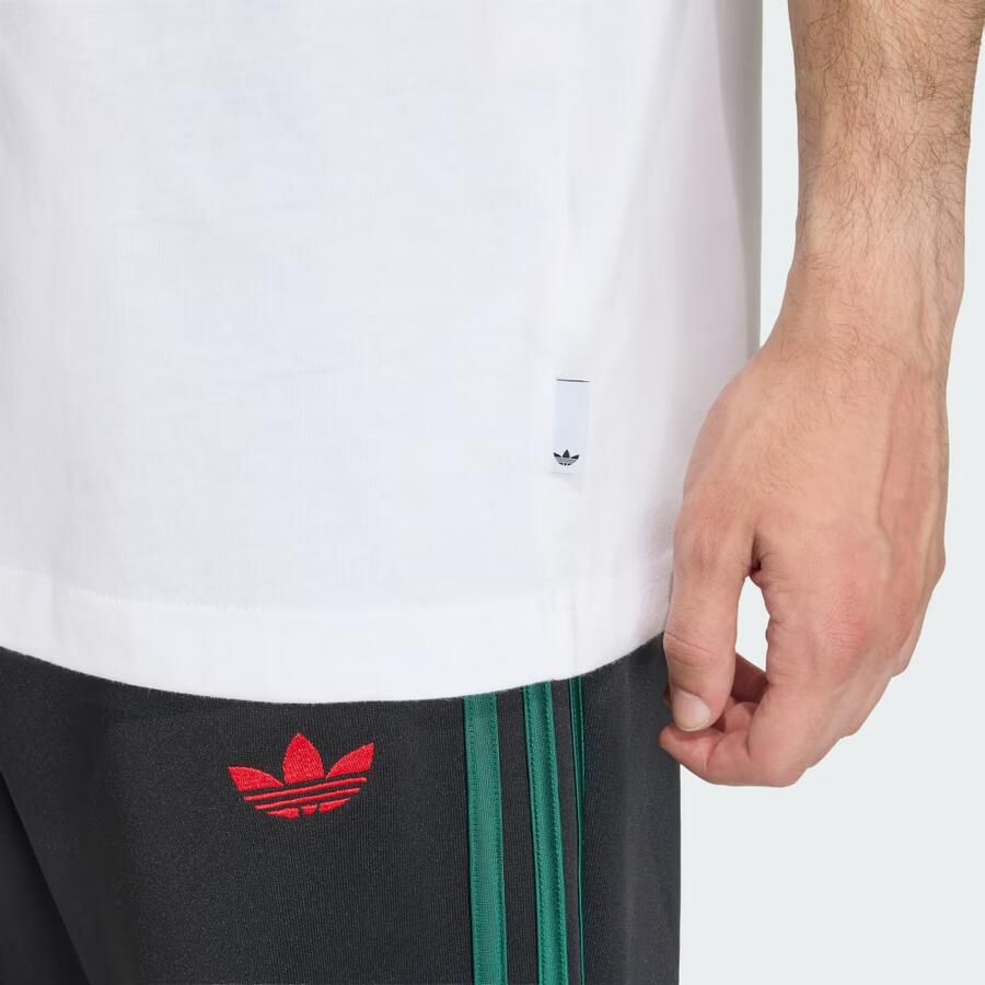 Adidas Originals Trefoil Cap T-Shirt Wit- Heren Wit - Foto 3