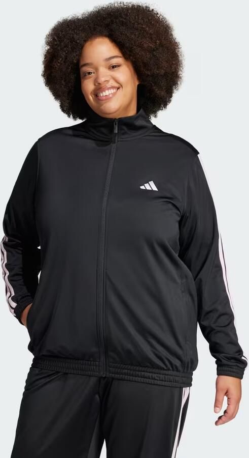 Adidas Tricot 3-Stripes Trainingsjack (Grote Maat)