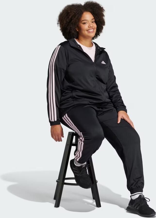 Adidas Tricot 3-Stripes Trainingsjack (Grote Maat) - Foto 5