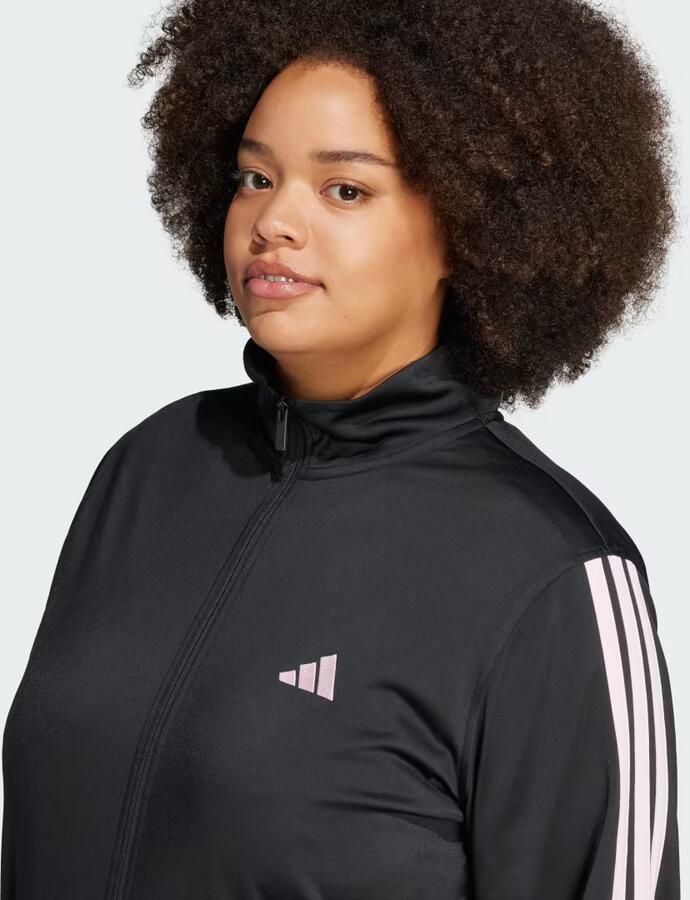 Adidas Tricot 3-Stripes Trainingsjack (Grote Maat) - Foto 4