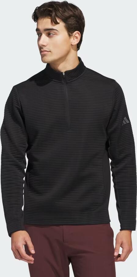 Adidas Ultimat365 DWR Textured Quarter-Zip Pullover