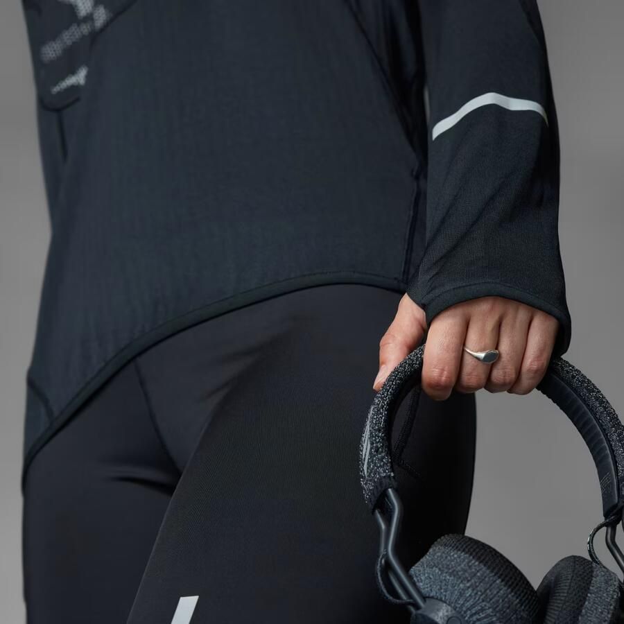 Adidas Ultimate Hi Vis Reflective Shirt met Halflange Rits - Foto 5