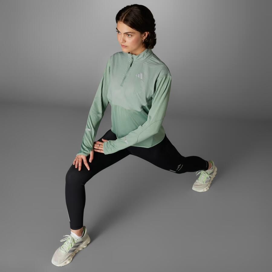 Adidas Ultimate Hi Vis Reflective Shirt met Halflange Rits - Foto 4