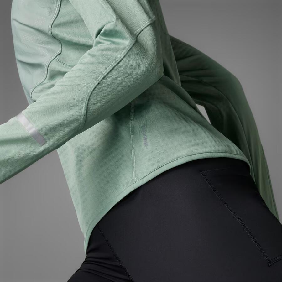 Adidas Ultimate Hi Vis Reflective Shirt met Halflange Rits - Foto 5