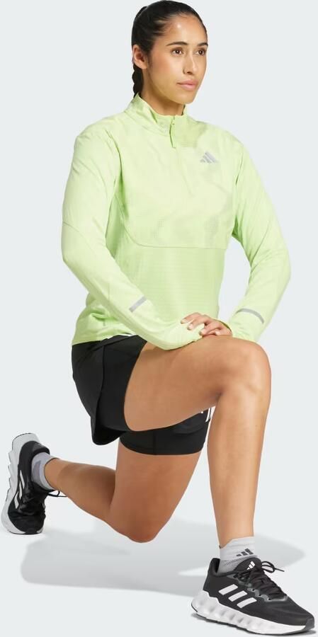 Adidas Ultimate Hi Vis Reflective Shirt met Halflange Rits - Foto 5