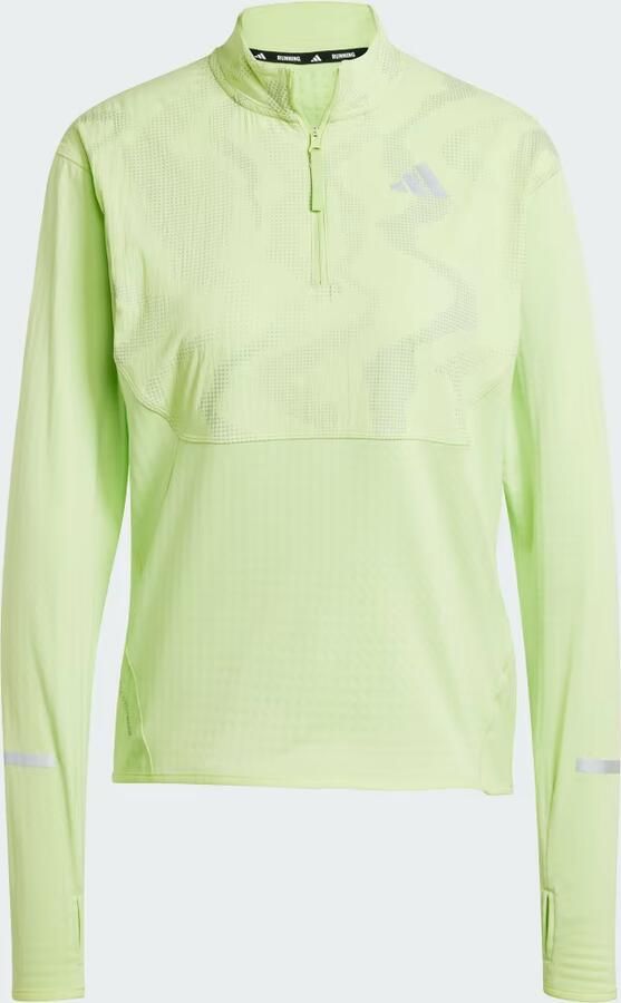 Adidas Ultimate Hi Vis Reflective Shirt met Halflange Rits - Foto 3