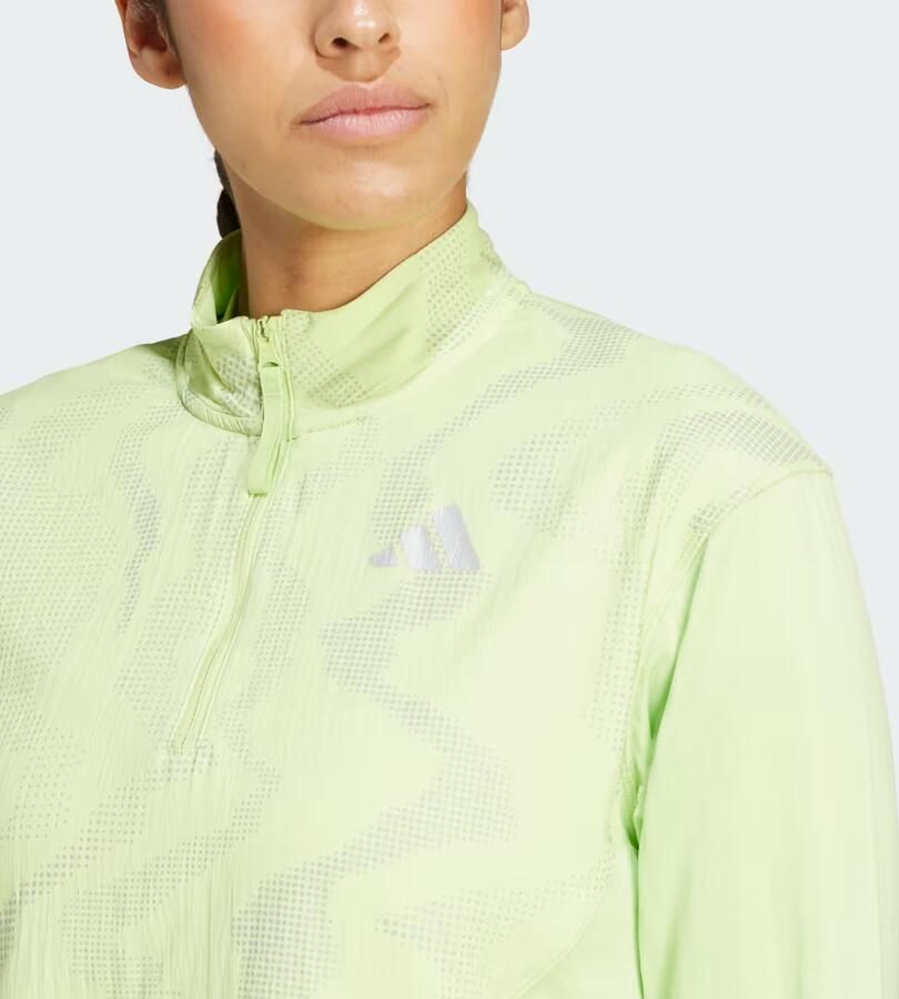Adidas Ultimate Hi Vis Reflective Shirt met Halflange Rits