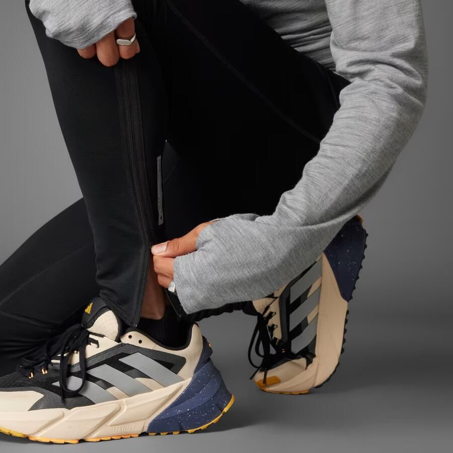 Adidas Ultimate Running Conquer the Elements AEROREADY Warming Legging Zwart- Heren Zwart - Foto 4