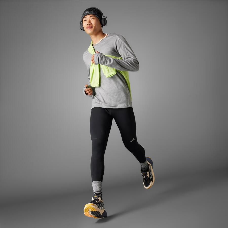 Adidas Ultimate Running Conquer the Elements AEROREADY Warming Legging Zwart- Heren Zwart - Foto 5