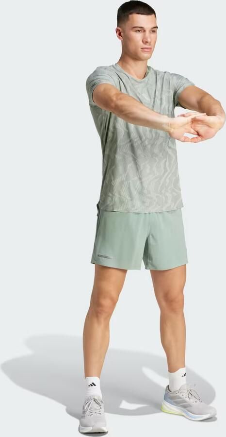 Adidas T-shirt Korte Mouw T-shirt Ultimate Running Engineered Climacool+ - Foto 5