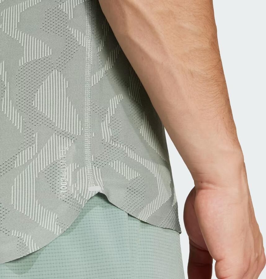 Adidas T-shirt Korte Mouw T-shirt Ultimate Running Engineered Climacool+ - Foto 2