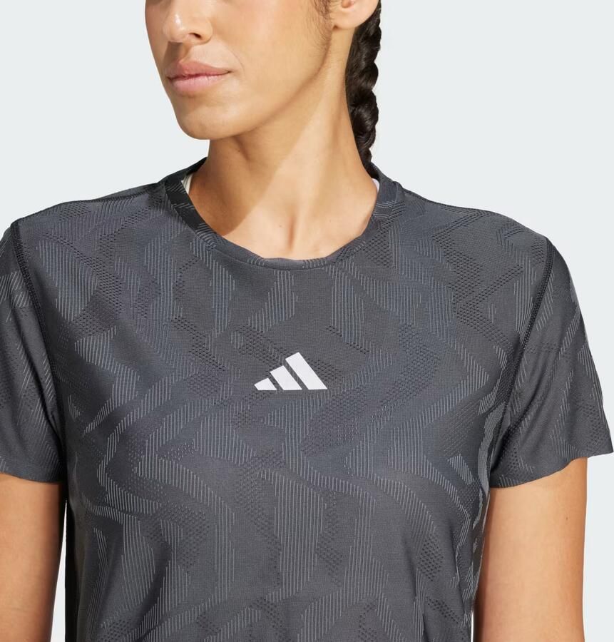 Adidas T-shirt Korte Mouw T-shirt Ultimate Running Engineered Climacool+ - Foto 2