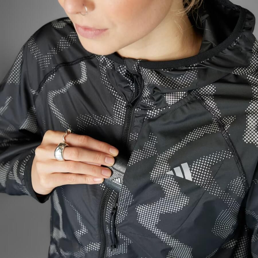 Adidas Performance Runningjack ULT PREM JKT Reflecterend voor zichtbaarheid in de schemering - Foto 3