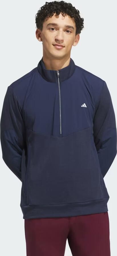 Adidas ULTIMATE365+ COURSE CONTROL HYBRIDE SWEATER MET KORTE RITS