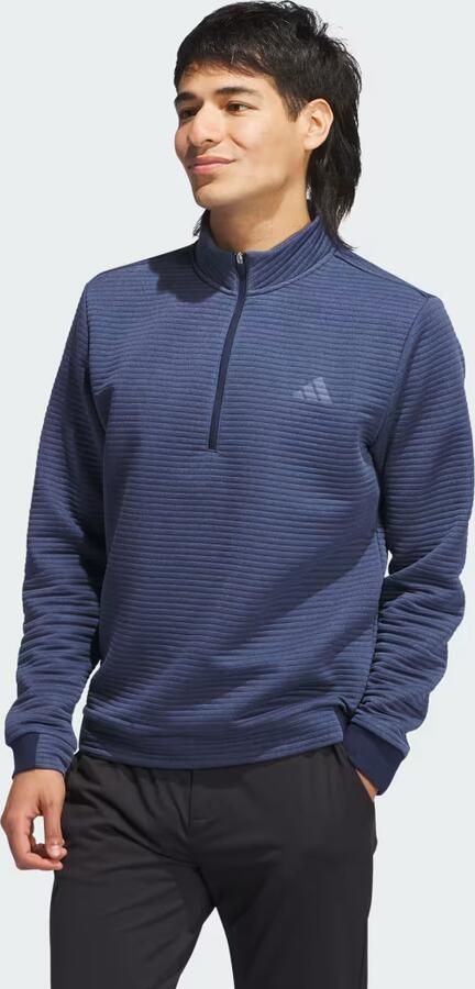 Adidas Ultimate365 DWR Textured Pullover met Korte Rits