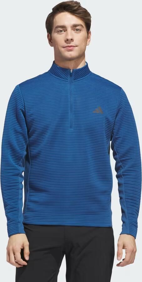 Adidas Ultimate365 DWR Textured Pullover met Korte Rits