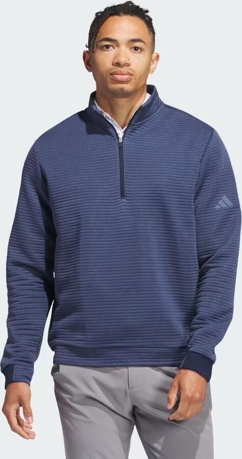 Adidas Ultimate365 DWR Textured Pullover met Korte Rits