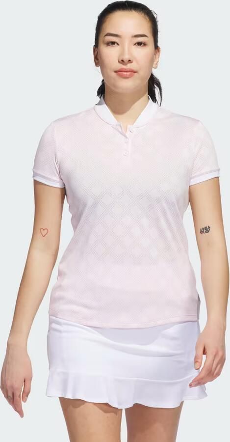 Adidas Ultimate365 Jacquard Short Sleeve Polo Shirt