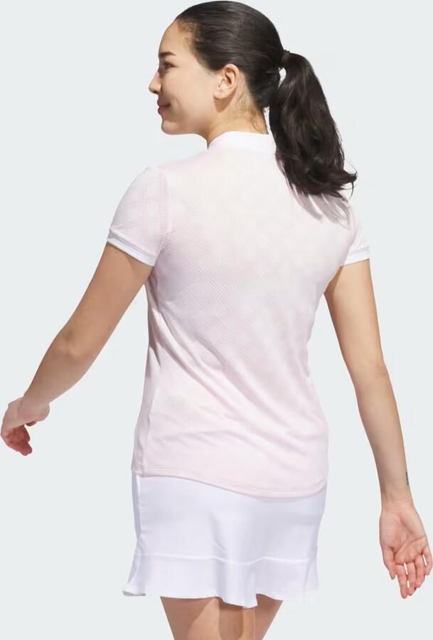 Adidas Ultimate365 Jacquard Short Sleeve Polo Shirt - Foto 6