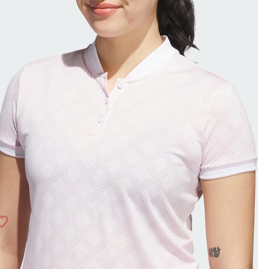 Adidas Ultimate365 Jacquard Short Sleeve Polo Shirt - Foto 2