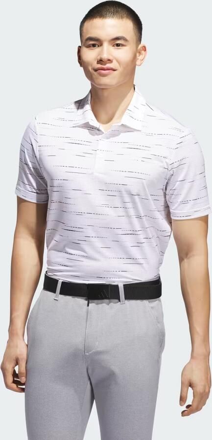 Adidas Ultimate365 Mesh Glimmer Print Polo Shirt