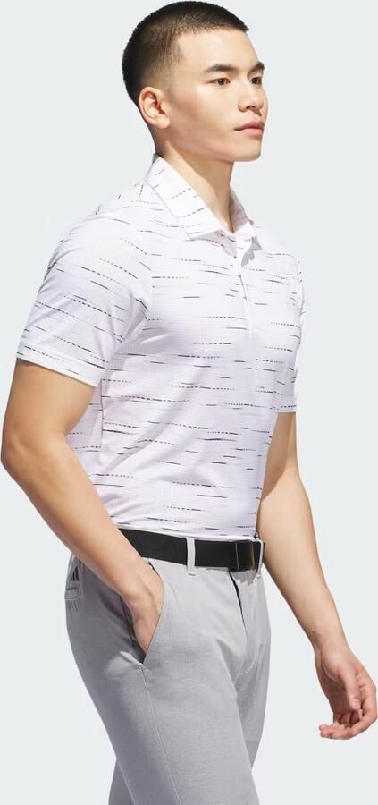 Adidas Ultimate365 Mesh Glimmer Print Polo Shirt - Foto 6