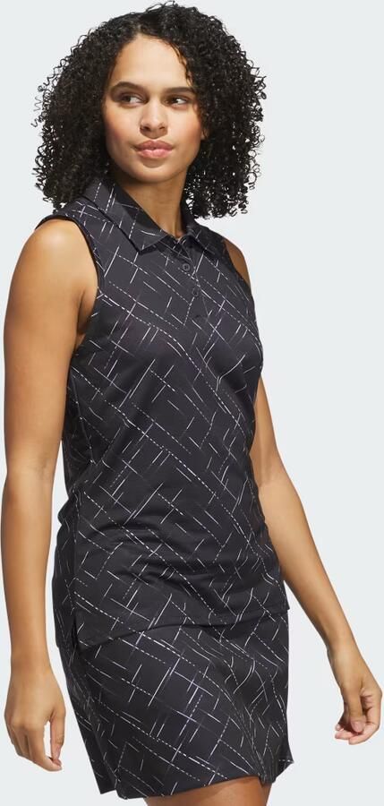 Adidas Ultimate365 Printed Mouwloos Poloshirt - Foto 5