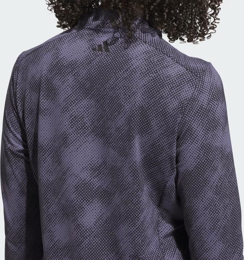 Adidas Ultimate365 Printed Quarter-Zip Mock Neck Top - Foto 3