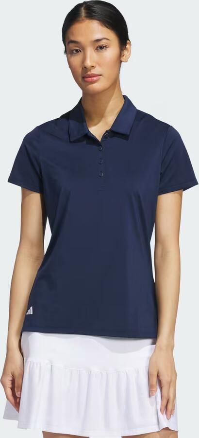 Adidas Ultimate365 Solid Poloshirt met Korte Mouwen