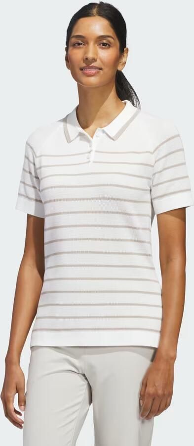 Adidas ULTIMATE365+ STRIPE KNIT POLOSHIRT