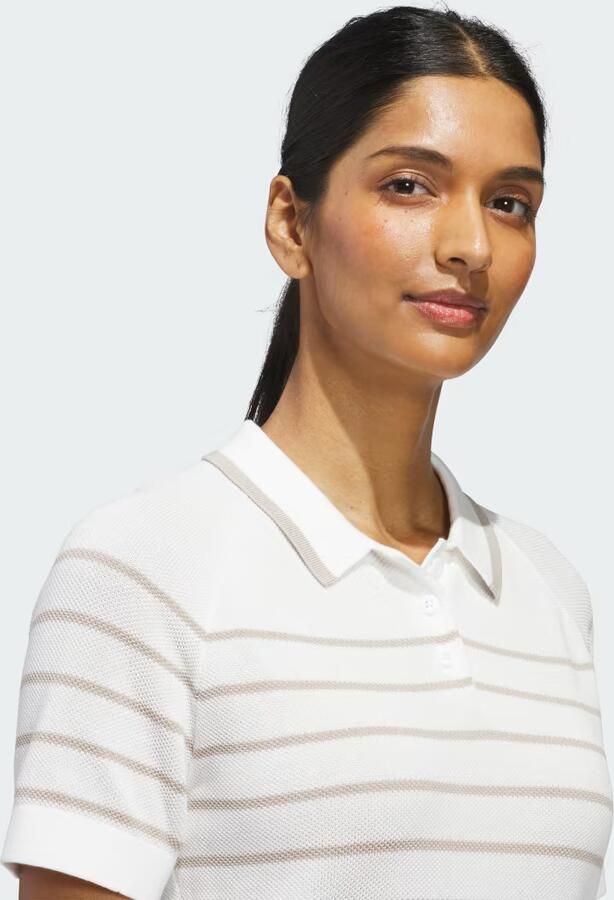 Adidas ULTIMATE365+ STRIPE KNIT POLOSHIRT - Foto 3