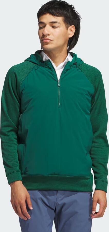 Adidas Ultimate365 Tour Frostguard Gevoerde Hoodie Groen- Heren Groen - Foto 6