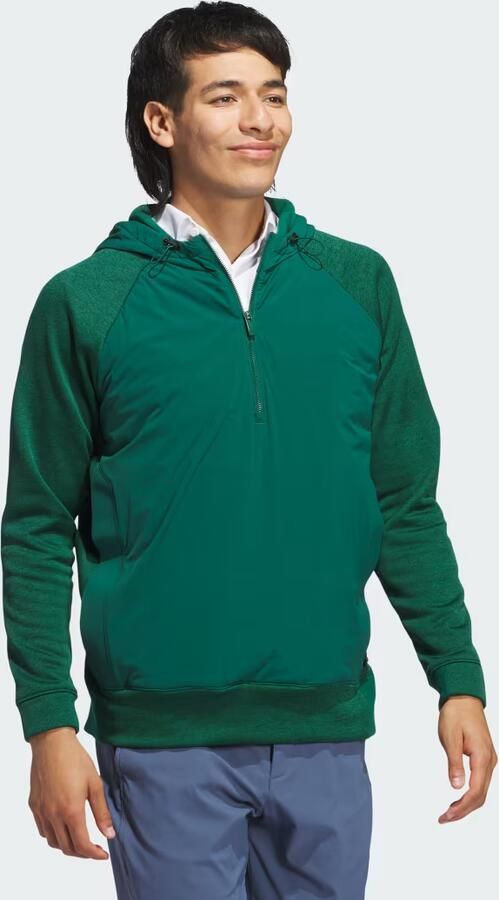 Adidas Ultimate365 Tour Frostguard Gevoerde Hoodie Groen- Heren Groen - Foto 3
