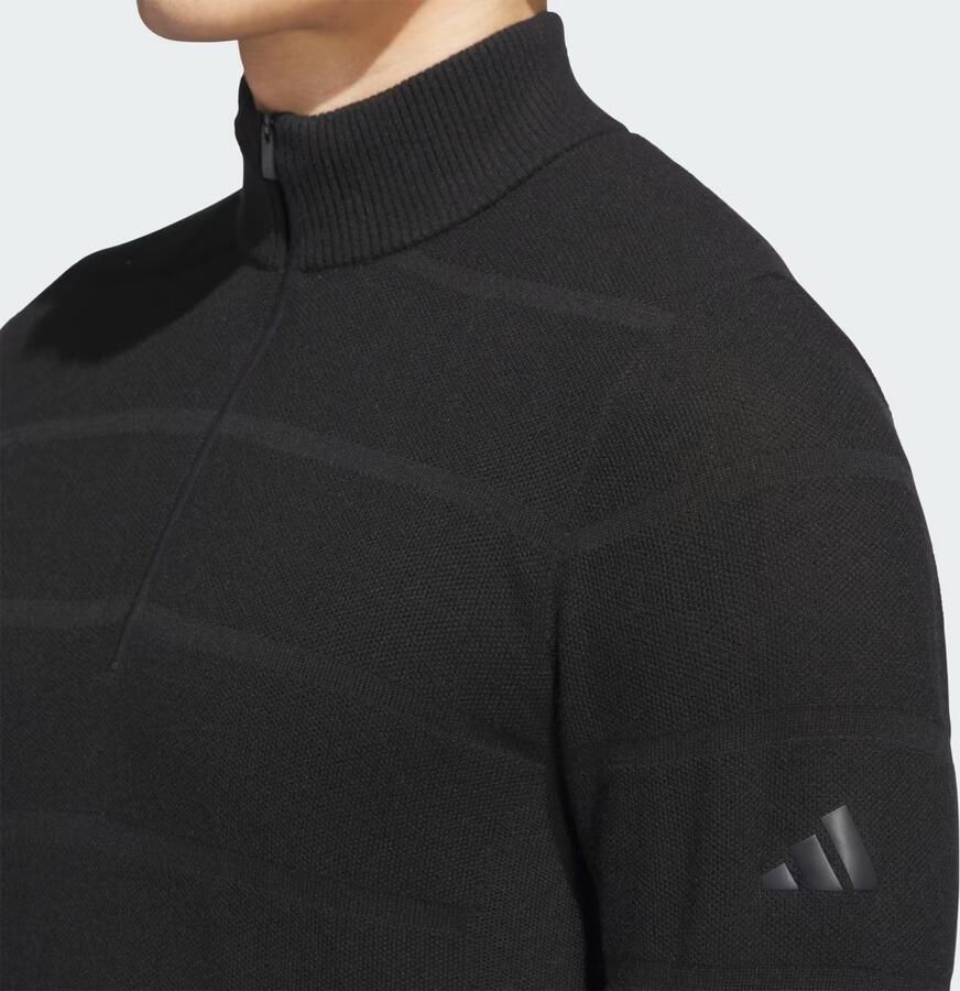 Adidas Ultimate365 Tour Knit Windsweater met Korte Rits - Foto 2
