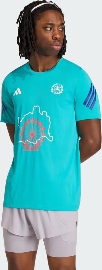 Adidas Vienna Marathon Running Event T-Shirt Short Sleeve