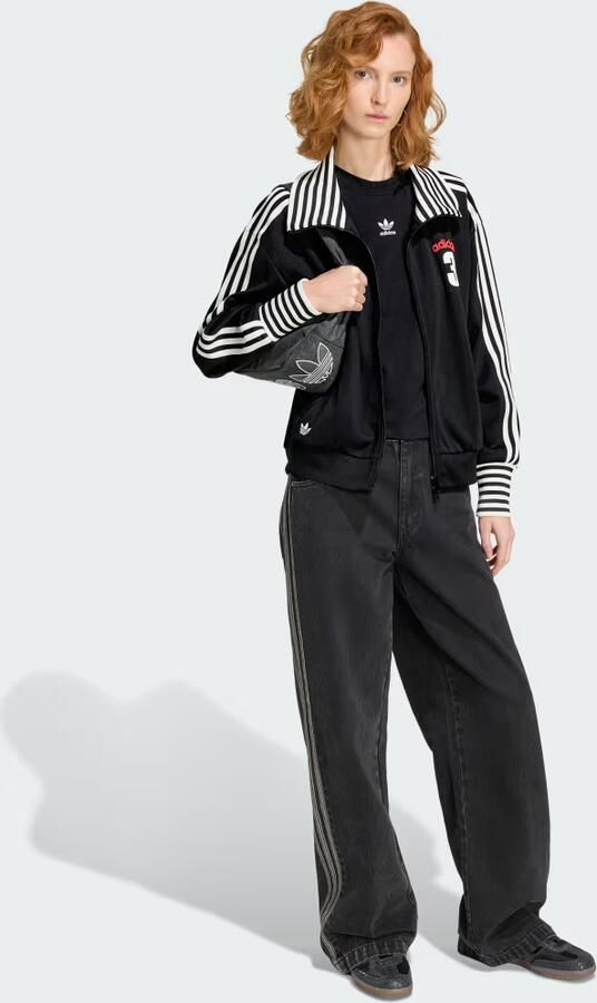 Adidas VINTAGE BB TT STRIPED RIB Sportjack - Foto 5